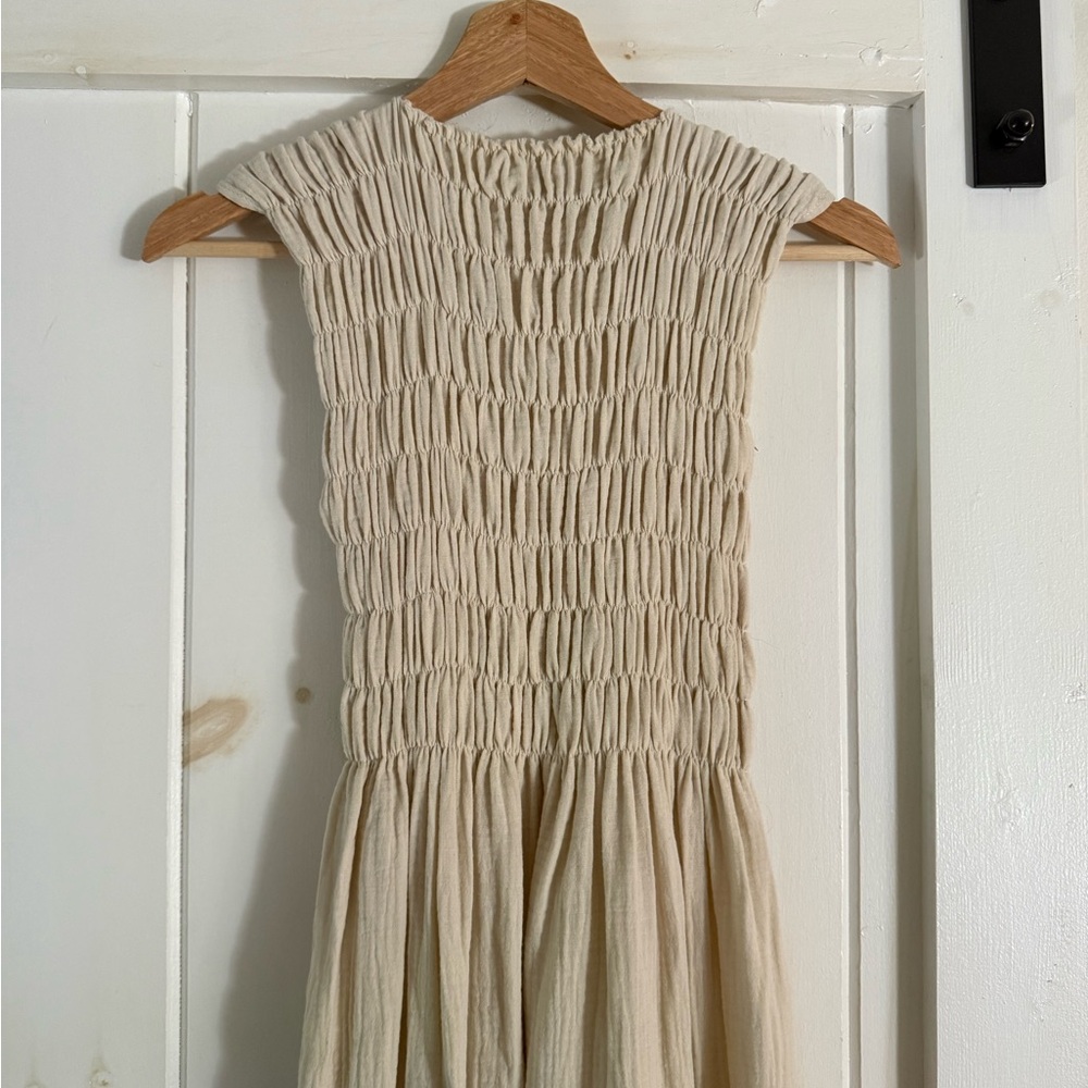 Cecilia Sorensen Cream Organic Dress